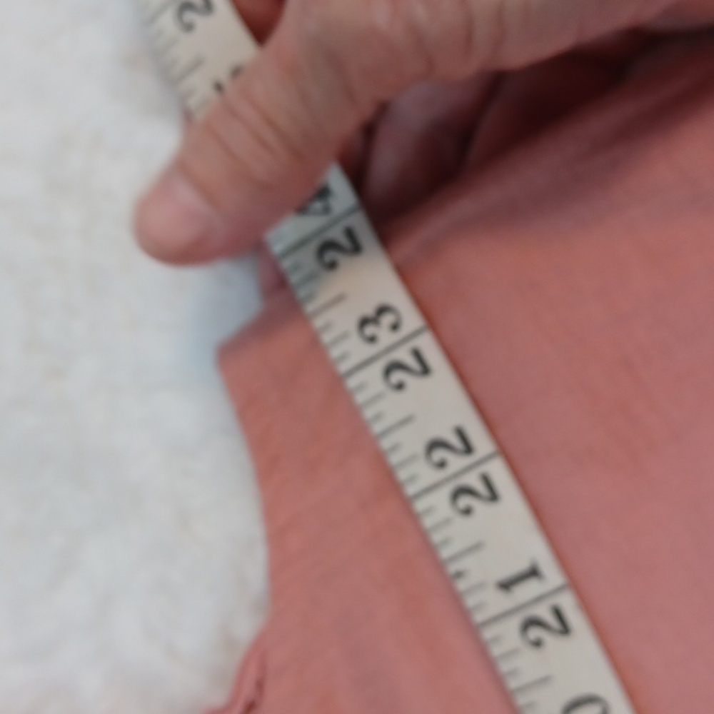 french laundry woman's chochet orange tie front crop top  xl - Picture 4 of 6